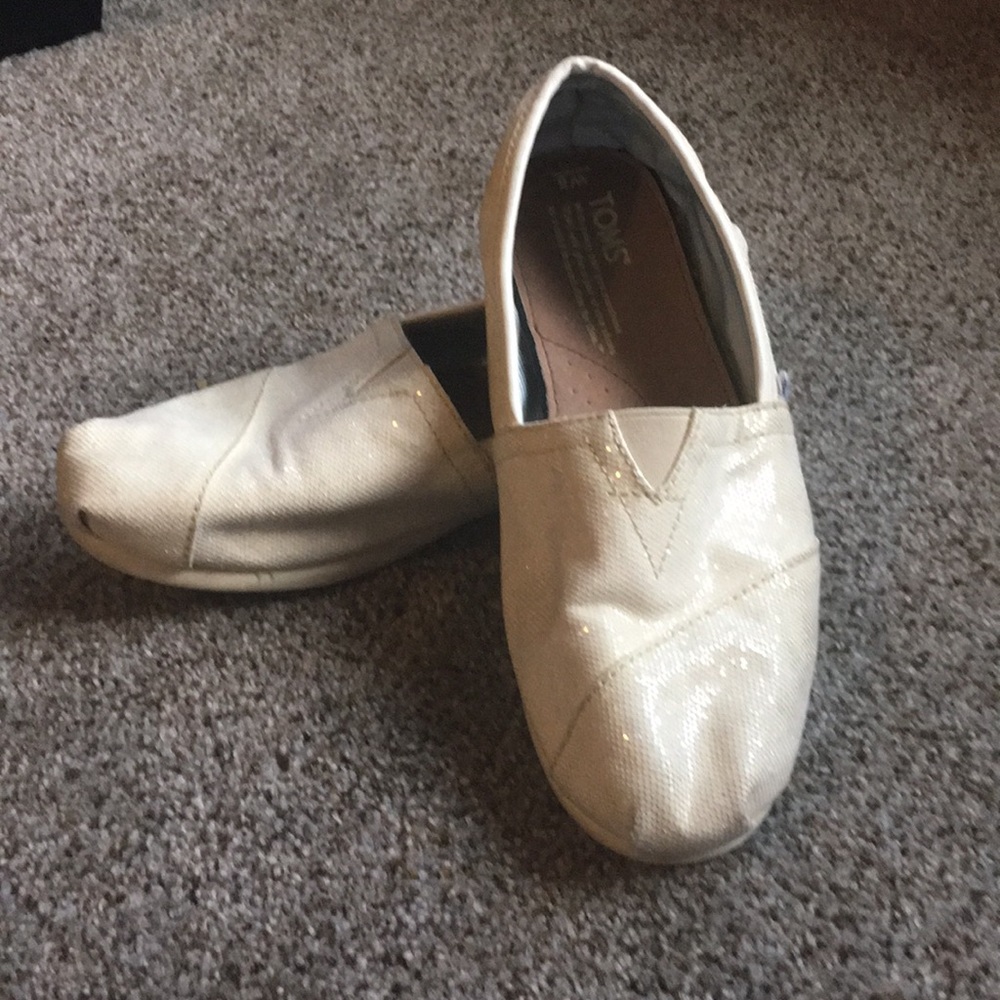 Toms - ivory shiny